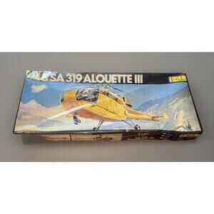 Rare Heller Heller 1/48 SA 319 Alouette III Rear Factory Sealed Model 480